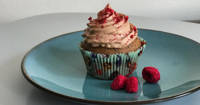 Recept na čokoládové cupcakes s malinami